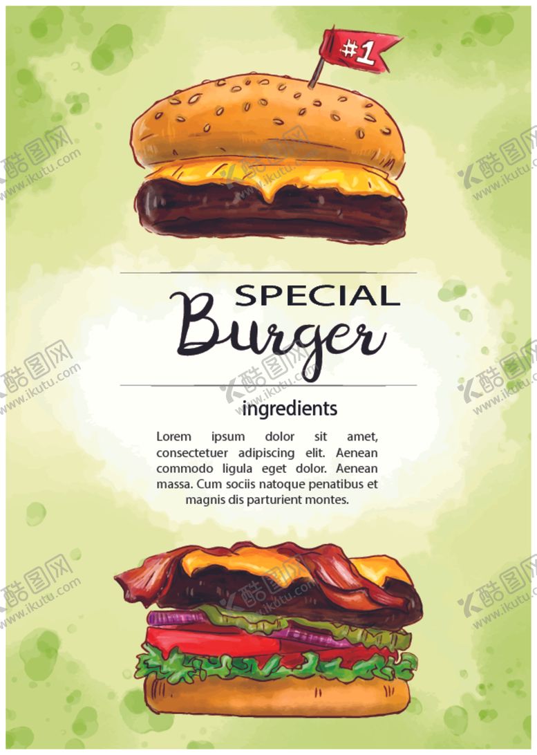 编号：59234609221307049083【酷图网】源文件下载-美食海报模板