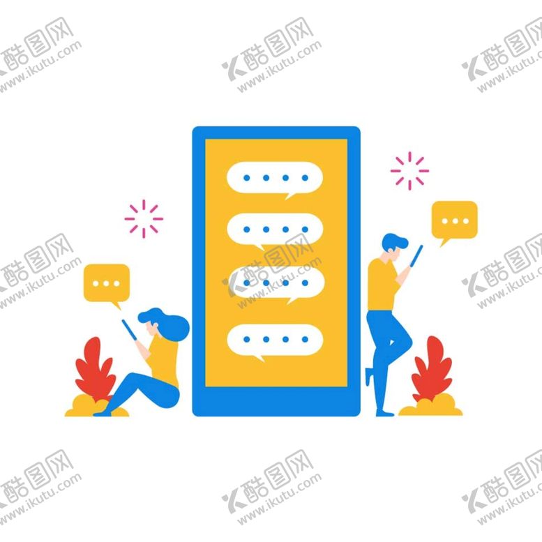 编号：96054109160229297032【酷图网】源文件下载-扁平化人物
