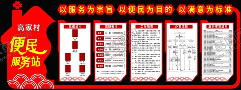 编号：80192501171641069210【酷图网】源文件下载-便民服务站