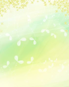 绿色背景夏天高清免扣