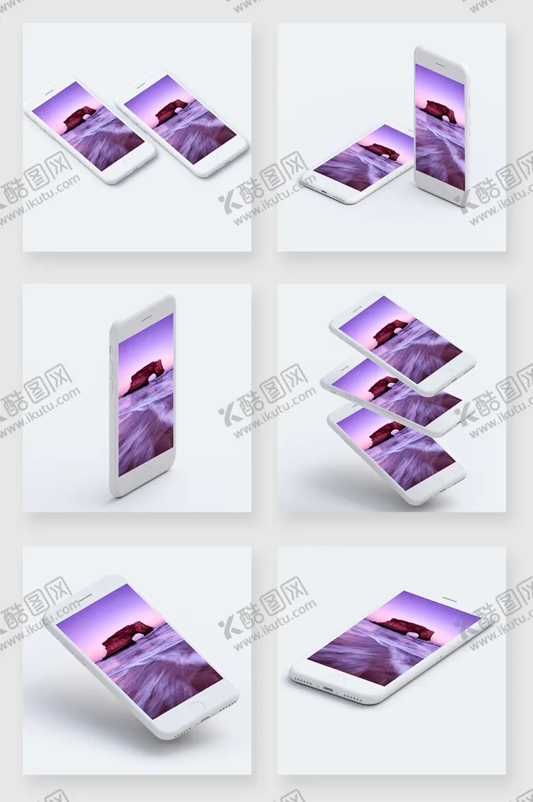 编号：29366007121503319000【酷图网】源文件下载-苹果手机立体模板图片