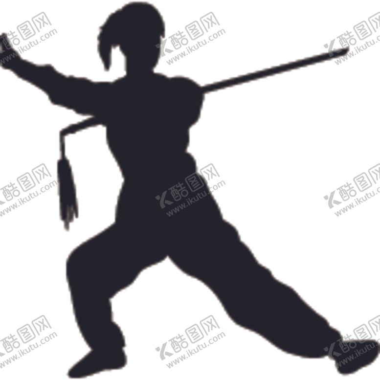 编号：79941604131443131920【酷图网】源文件下载-武术格斗剪影