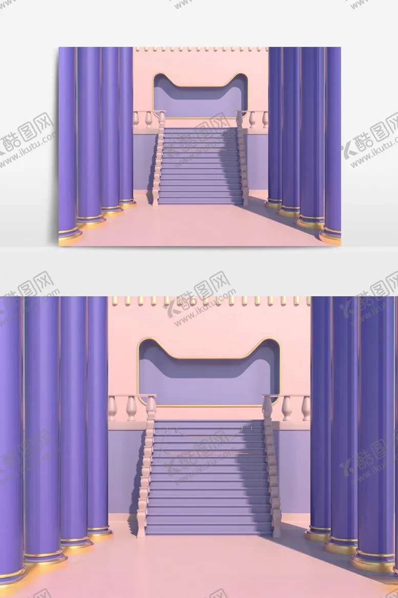 编号：29869912140348397140【酷图网】源文件下载-C4D美陈装置模型