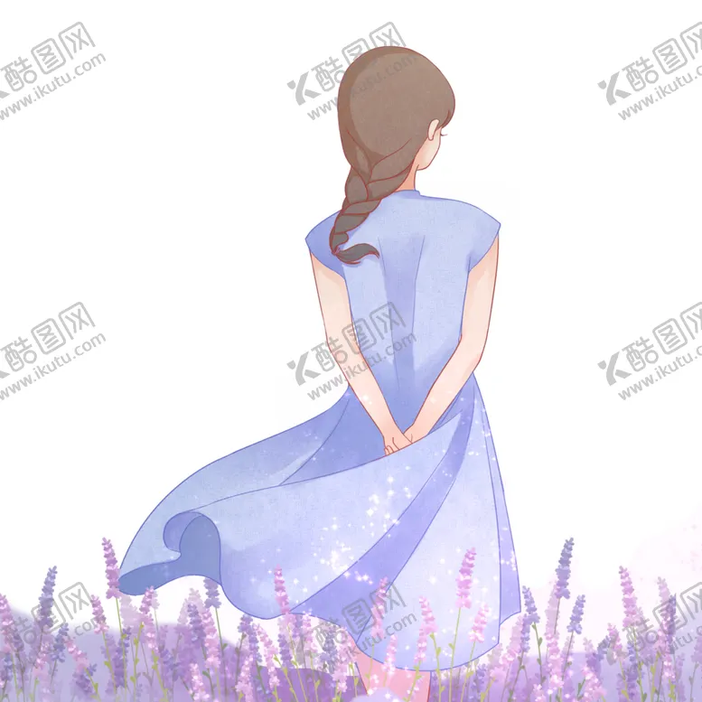 编号：92349404260620382495【酷图网】源文件下载-彩绘人物背影