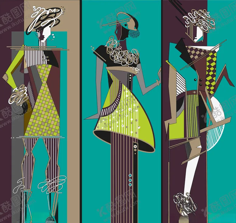 编号：55875309161104035362【酷图网】源文件下载-抽象女人