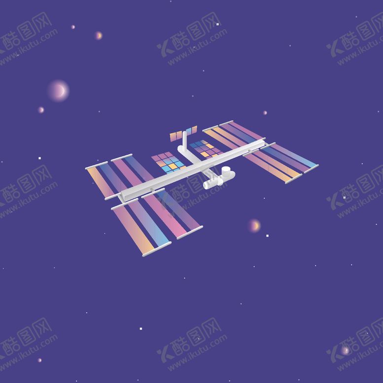 编号：59865405091523454446【酷图网】源文件下载-宇宙星空宇航员飞船插画图片