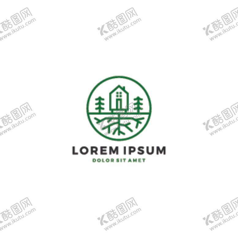 编号：54368110300533322733【酷图网】源文件下载-树木标志