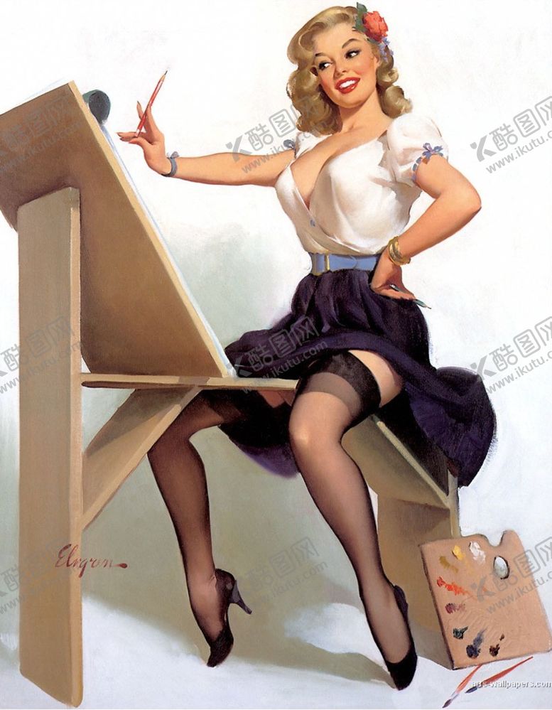 编号：51049210180124165484【酷图网】源文件下载-美式复古油画插画