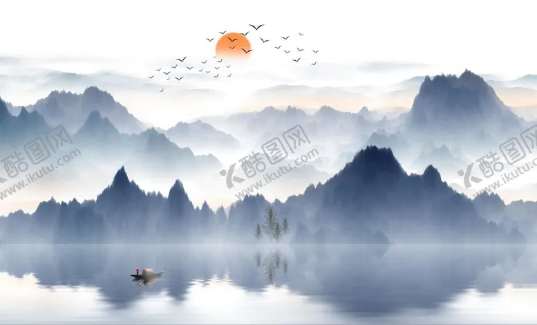 编号：75129610082152044071【酷图网】源文件下载-山水画