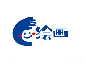 风塘画室LOGO标志绘画毛笔