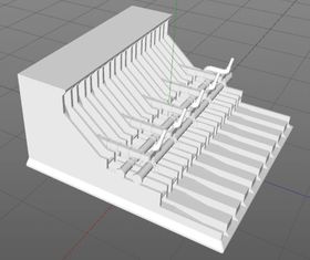 C4D模型工厂设备