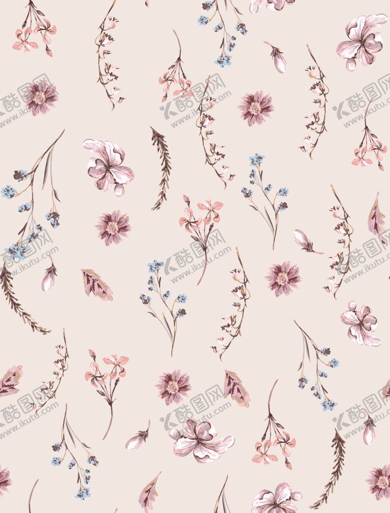 编号：32095610052032575060【酷图网】源文件下载-小碎花