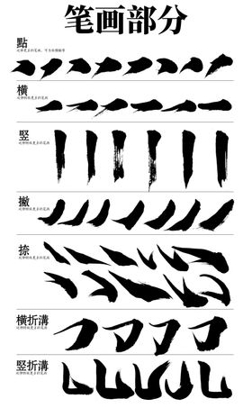 毛笔字龙春海报字笔触