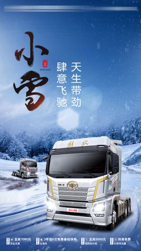 小寒小雪大雪海报