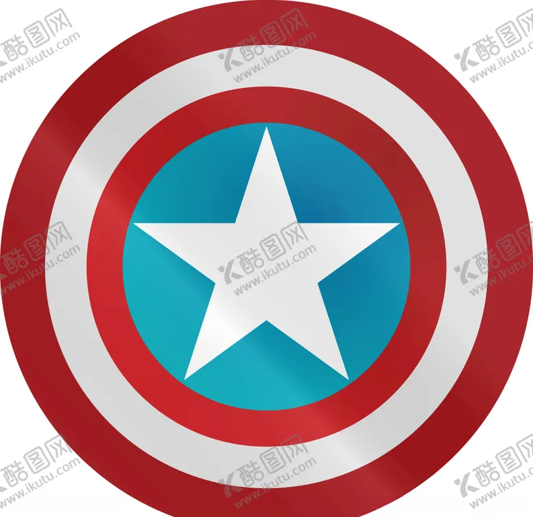 编号：71924709111432049282【酷图网】源文件下载-美国队长盾牌