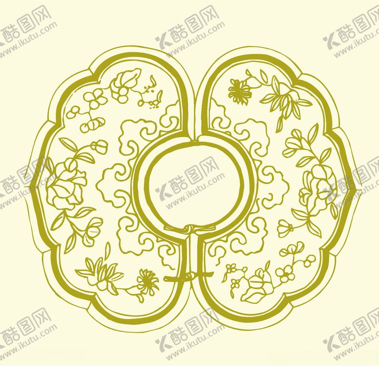 编号：47859709241329286655【酷图网】源文件下载-中式花纹中式画图案