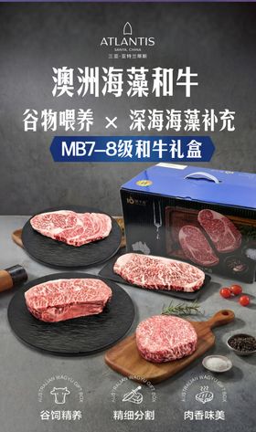 澳洲新鲜牛肉套餐展示