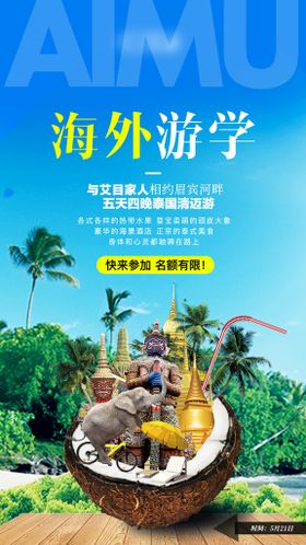 创意简约旅游海报