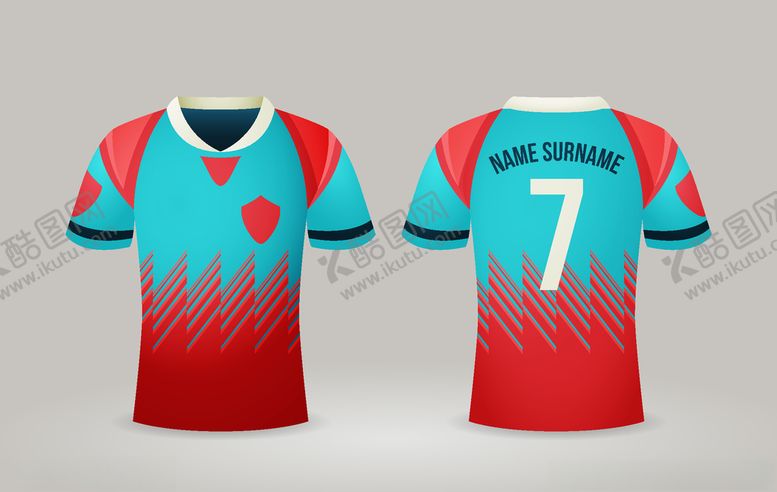 编号：70375309210046575148【酷图网】源文件下载-世界杯足球队服运动服T恤设计
