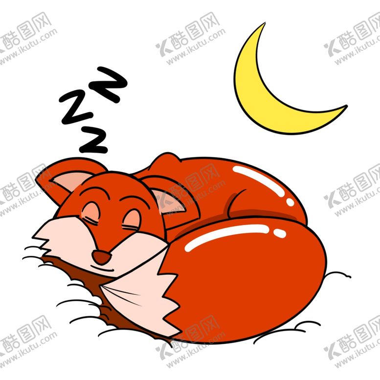 编号：76898604072243216018【酷图网】源文件下载-睡着的狐狸