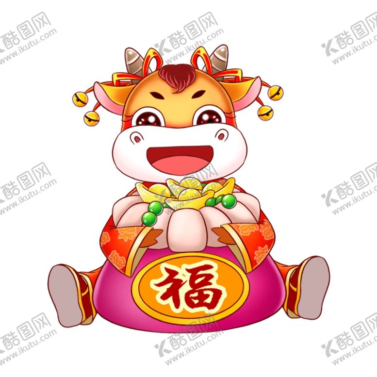 编号：61607404250124139079【酷图网】源文件下载-新年牛