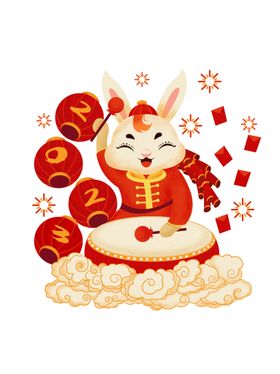 兔年大吉2023大吉布置素材