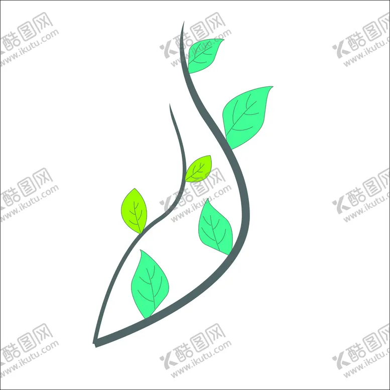 编号：20798201131556549057【酷图网】源文件下载-草藤蔓简笔画素材