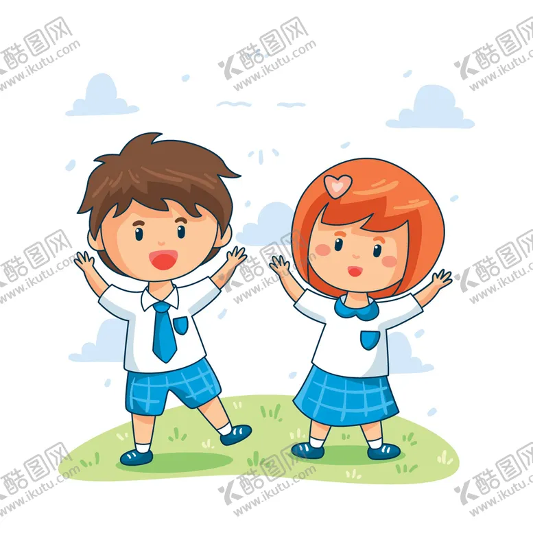 编号：73231410190842531273【酷图网】源文件下载-可爱学生