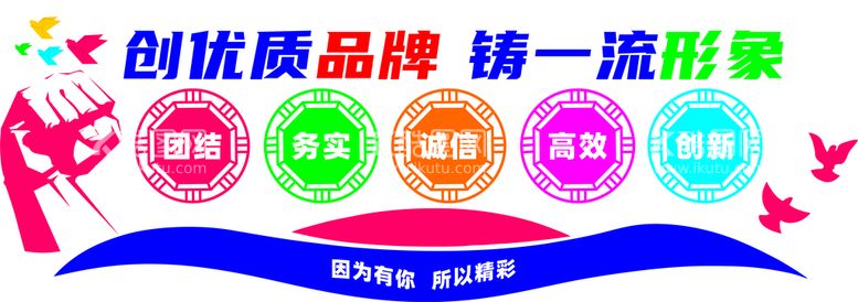 编号：44769212030810013676【酷图网】源文件下载-企业文化墙