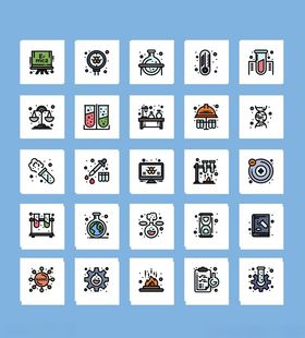生物实验图标