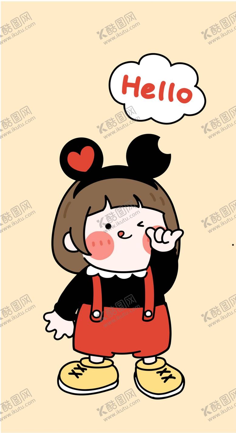 编号：14556612061214213355【酷图网】源文件下载-可爱卡通女孩子