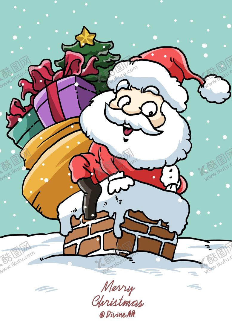 编号：99471709212016508560【酷图网】源文件下载-圣诞老人圣诞节