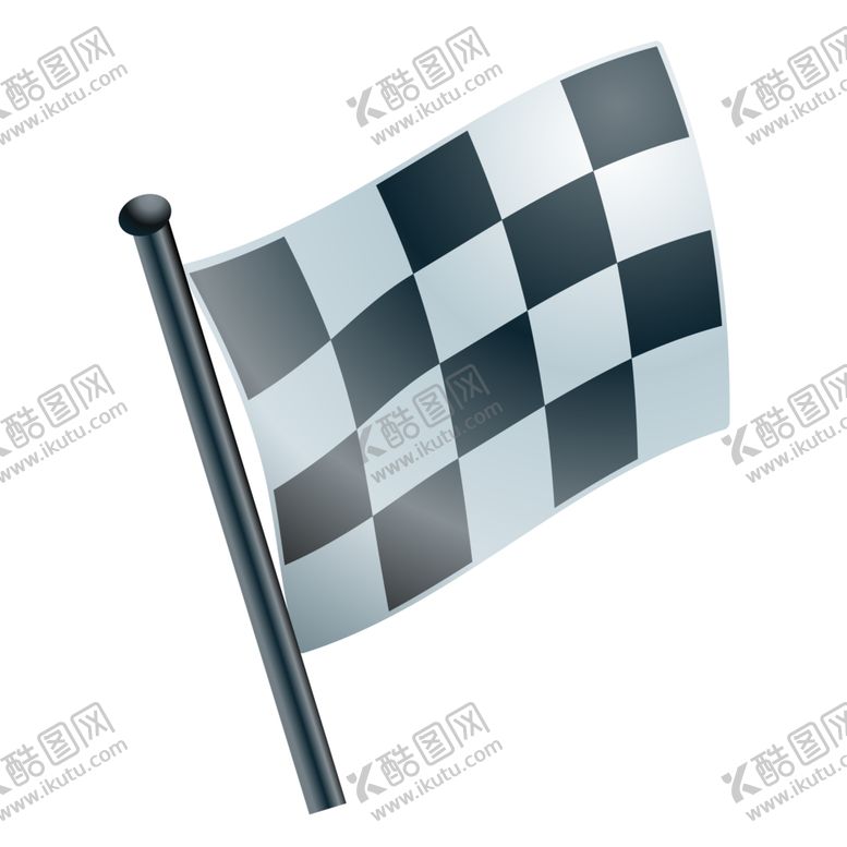 编号：84309307040509358787【酷图网】源文件下载-黑白旗