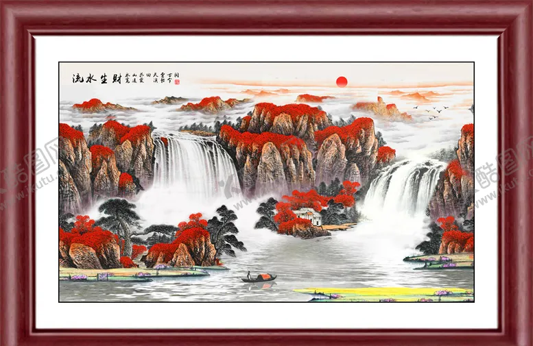 编号：14537803120521446490【酷图网】源文件下载-山水画