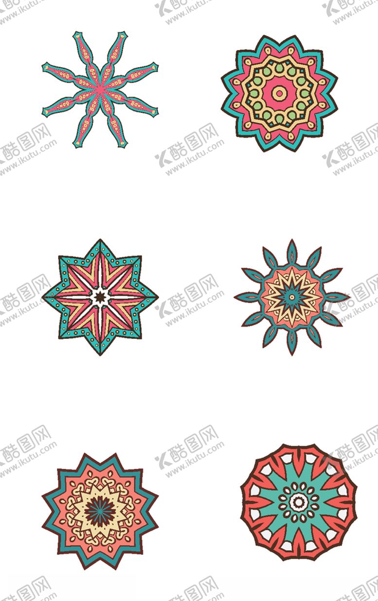 编号：81520009110147465233【酷图网】源文件下载-古典花纹合集