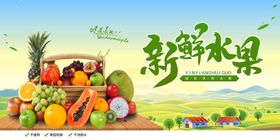 新鲜多样水果展示