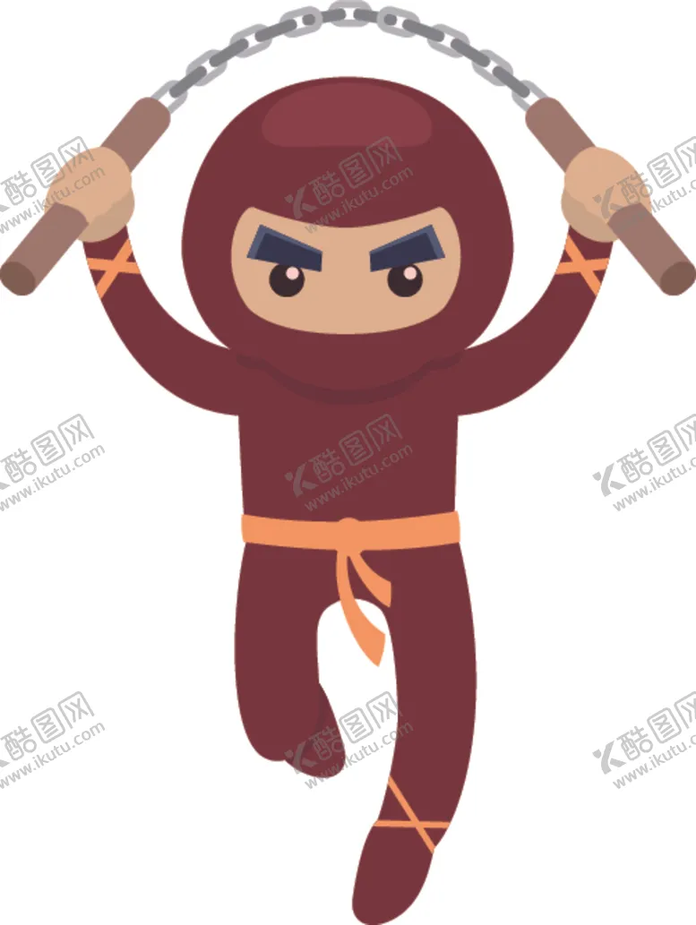 编号：72886104170227434527【酷图网】源文件下载-卡通忍者