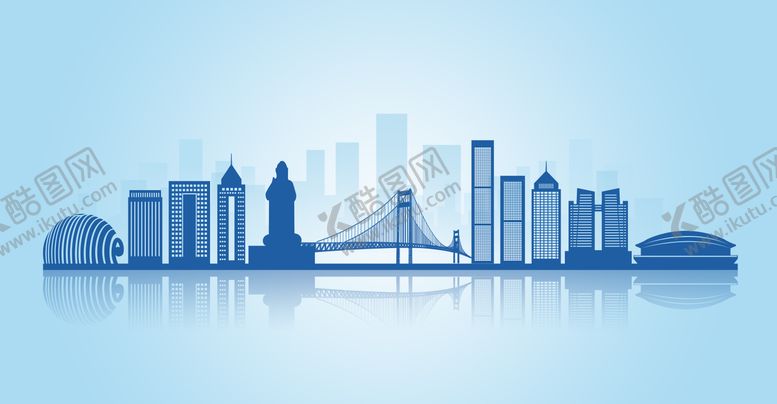 编号：78540211111939424013【酷图网】源文件下载-舟山地标城市线描合集