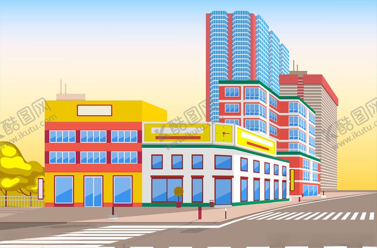 编号：79397709271009113103【酷图网】源文件下载-城市插画