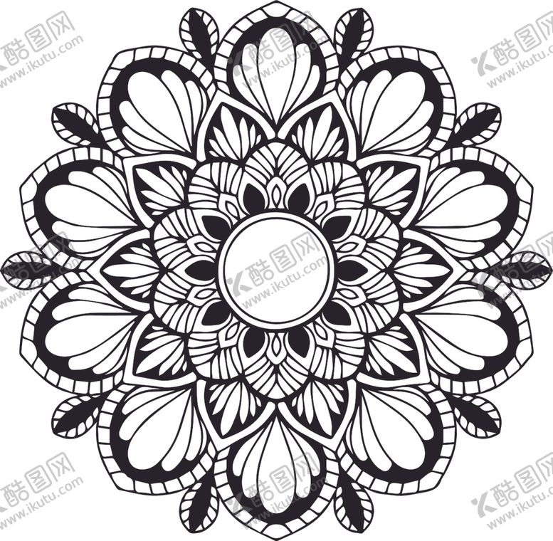 编号：27063810141007505885【酷图网】源文件下载-曼陀罗花纹