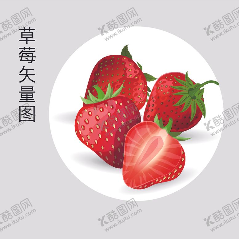 编号：77480210192131076244【酷图网】源文件下载-手绘草莓