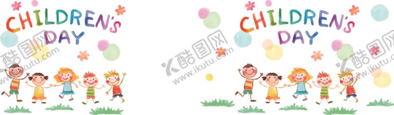 编号：97881405061240188829【酷图网】源文件下载-卡通儿童背景插图矢量