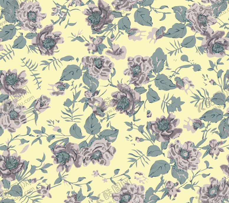 编号：83364604060233474900【酷图网】源文件下载-小碎花水彩花手绘花大花