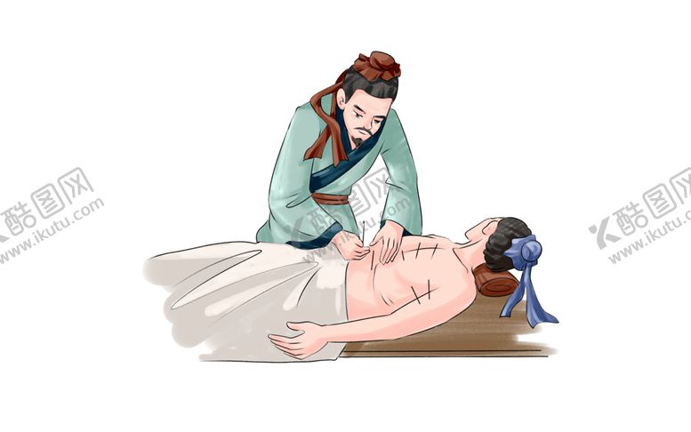 编号：10734309091757129127【酷图网】源文件下载-中医传统人物国风合成海报素材