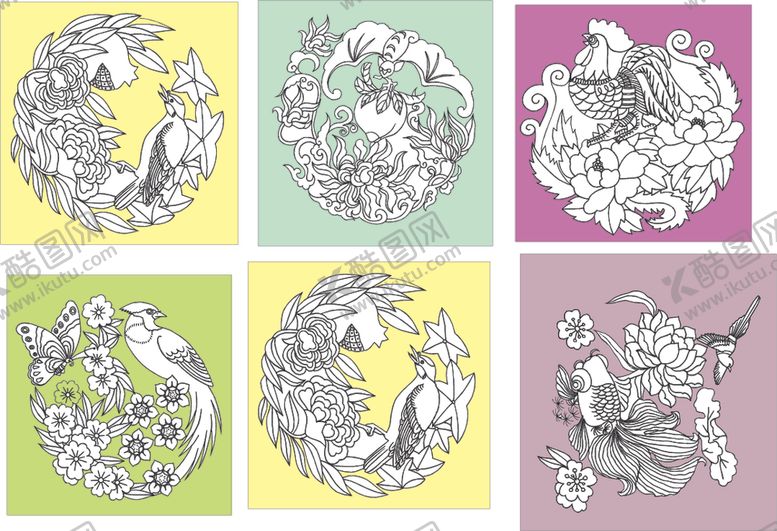 编号：12885809141206045013【酷图网】源文件下载-线条花