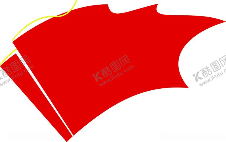 编号：20918802220839059335【酷图网】源文件下载-文化墙元素彩旗飘旗