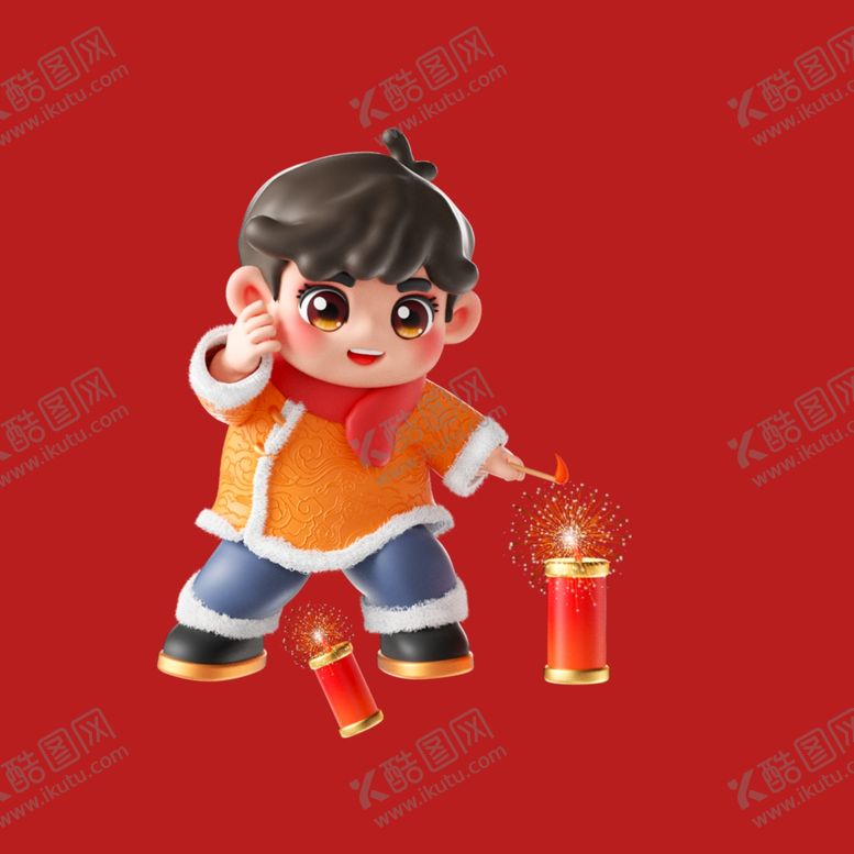 编号：64162801281934394377【酷图网】源文件下载-新春新年人物