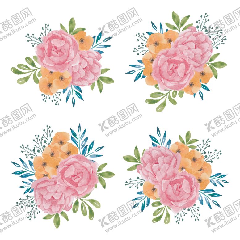 编号：89133009190630119584【酷图网】源文件下载-手绘鲜花