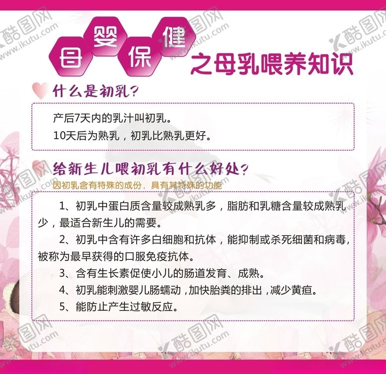 编号：58583511011309063602【酷图网】源文件下载-母婴保健之初乳喂养