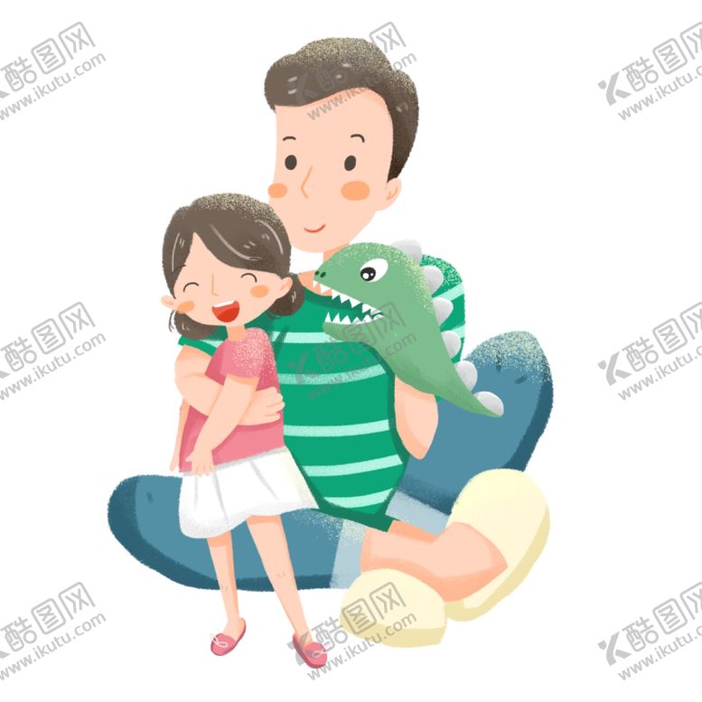 编号：65549306251412426161【酷图网】源文件下载-父亲节插画